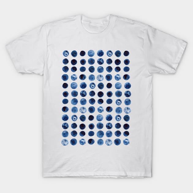 Watercolor Circles Pattern T-Shirt by ChipiArtPrints